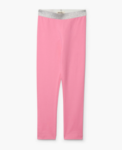 Pink Embellished Waist Leggings - 4-6 Girls