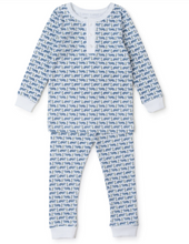Load image into Gallery viewer, Jack Pajama Set Blue Tigers