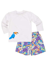 Load image into Gallery viewer, Rash Guard W Toucan-Toddler boys