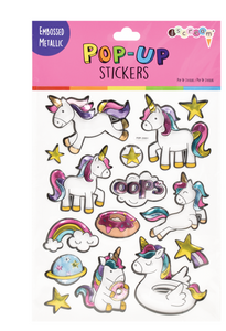 Unicorn Pop-Up Sticker