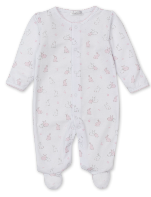 Bunny Burrows Footie Pink