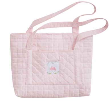 Quilted Luggage Bunny Tote