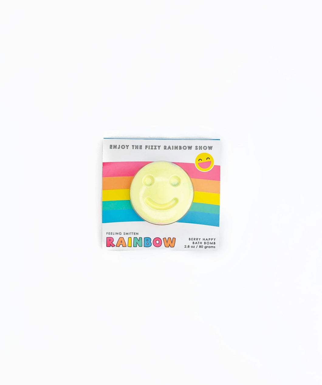 Rainbow Happy Face Bath Bomb