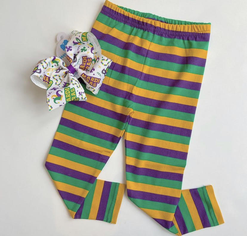 Mardi Gras Leggings