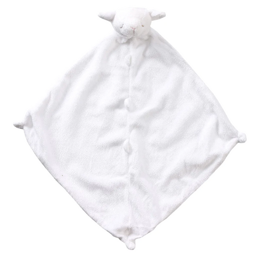 Lovie Blankie - 13 X 13 - White Lamb