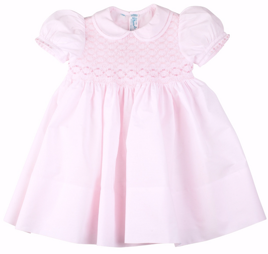 Collared Smocked Dress-17433F