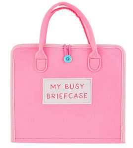 Pink Busy Briefcase