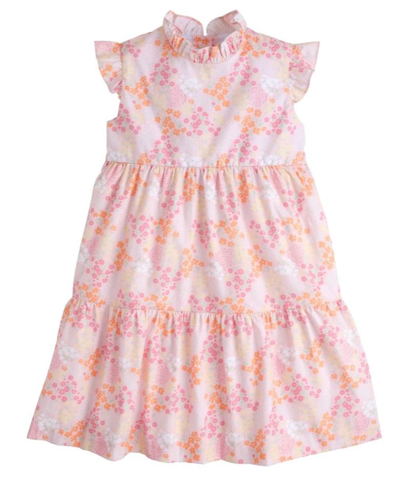 Tiered Charleston Dress - Derby Floral