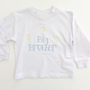 White Knit Big Brother LS Tee