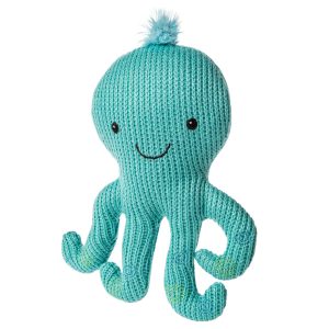 Knitted Nursery Octopus Rattle