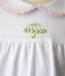 Sleeveless Molly Top Embroidered Umbrella