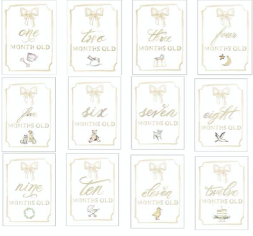 Platinum Month by Month Cards