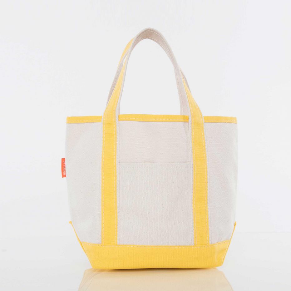 Handy Open Top Tote - Yellow