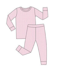 Load image into Gallery viewer, Uptown Baby 2 Piece Sleep Set Pink Gingham