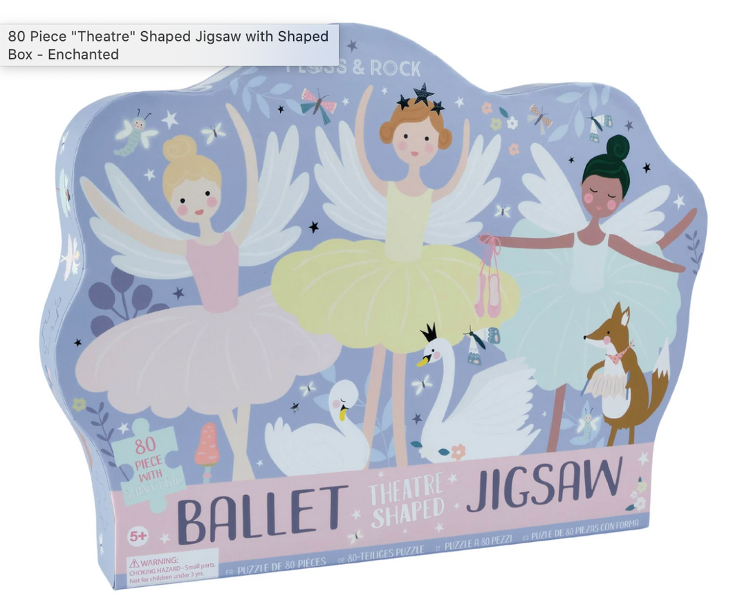 Ballet Theater Shaped Jigsaw Puzzle 80 PC