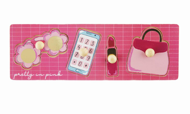 Purse Knob Wood Puzzle