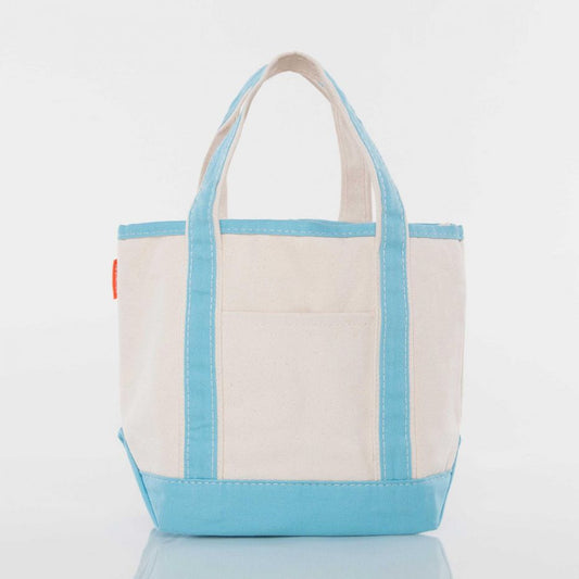 Handy Open Tote Top - Baby Blue