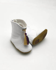 Mardi Gras Boots with Tassel