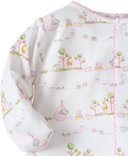Load image into Gallery viewer, Noah&#39;s Print Converter Gown Pink -infant