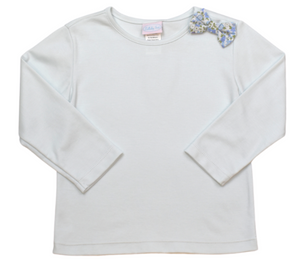 Ashtyn Bow Blouse Long sleeve - Blooms & Blessings
