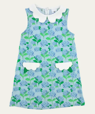 Hydrangea Print Knit Dress