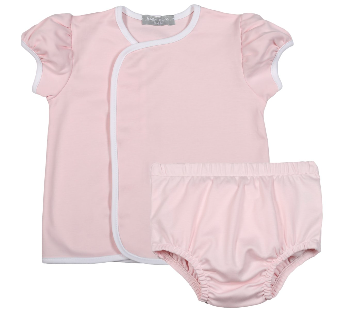 Pink Pima Diaper Cover Set