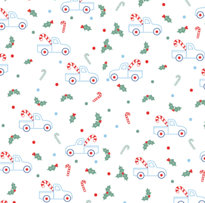 Sweet Pea Pajama Set Holly Truck