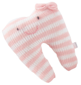 Pink Stripe Tooth Pillow