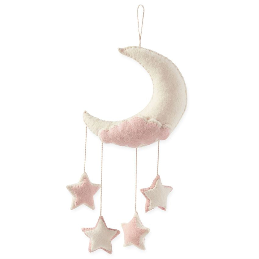 felt moon wall hanging-Toy