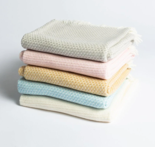 Cotton Blend Fringed Blanket-Accessories