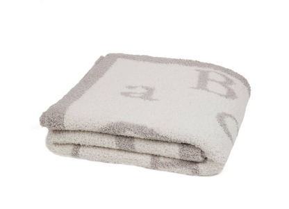 CozyChic ABC Blanket Stone