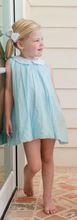 Load image into Gallery viewer, Brynn Swiss Dot Dress Blue D020
