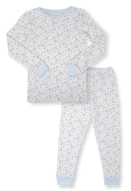 Sweet Pea Pajama Set Holly Truck