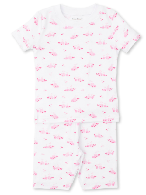 Whale Wishes Pink Short Set Pj