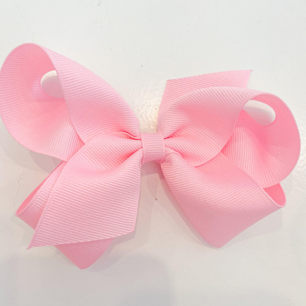 Pearl Pink Hair Bow