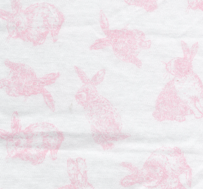 Girl Printed Jammies Pink Bunny