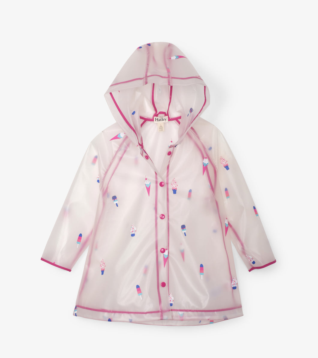 Cool Treats Clear Raincoat-Toddler girls