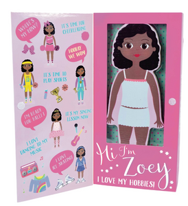 Magnetic Dress up Doll Zoey