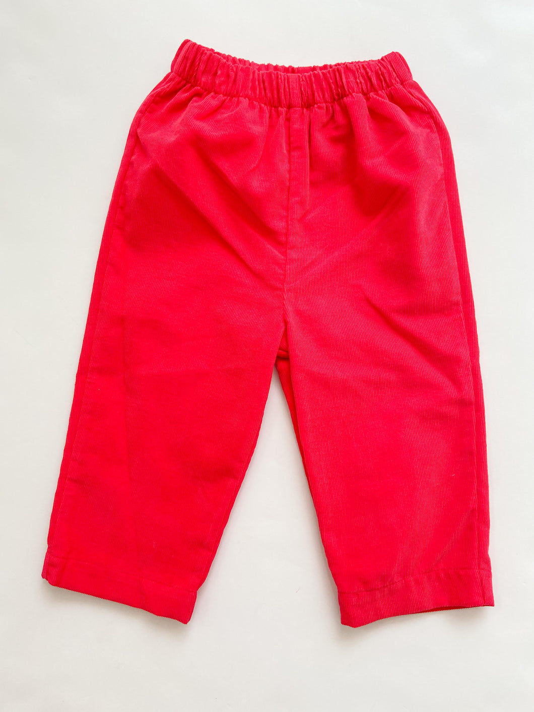 Boys Cord Pant Red 325PB - Toddler Boys