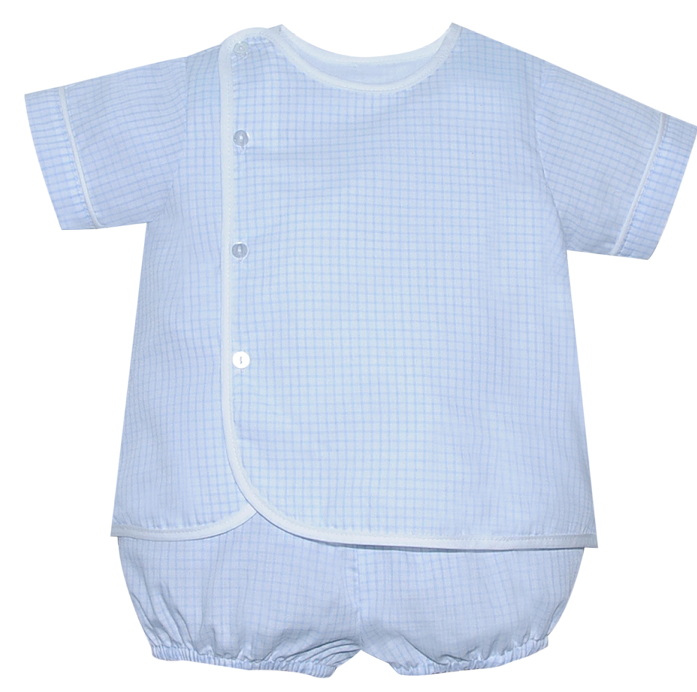 Blue Baylor Boy Bloomer Set