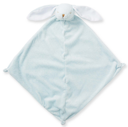 Lovie Blankie - 13 X 13 - Light Blue Bunny