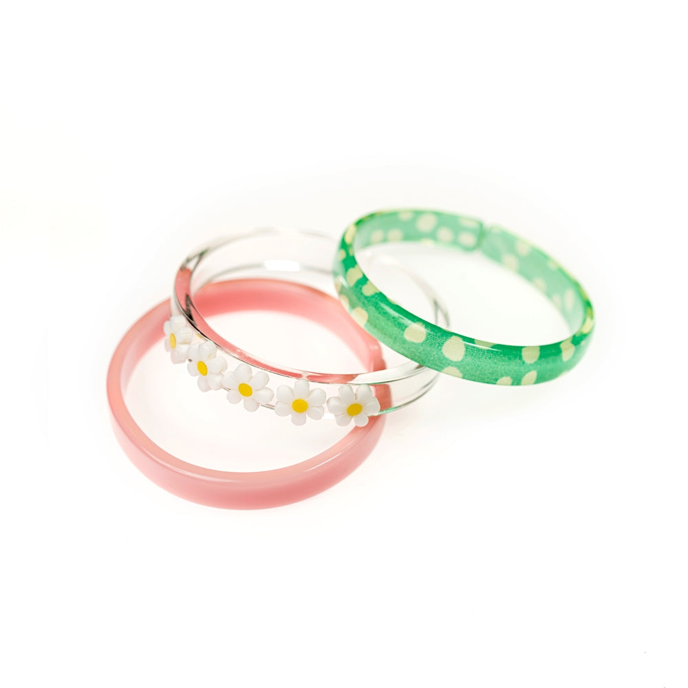 Daisy and Prints Combo Bangles