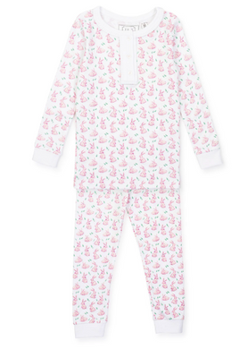 Alden Pajama Set Bunny Hop Pink