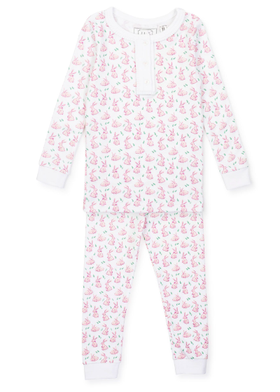 Alden Pajama Set Bunny Hop Pink