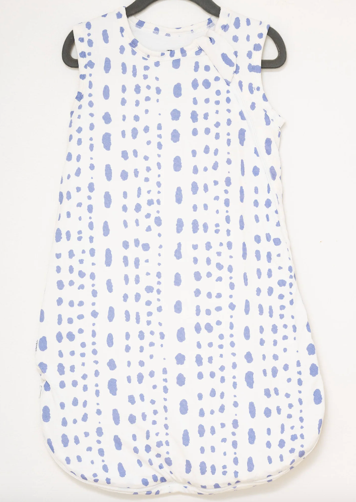 Sleep Bag Blue Dalmatian Dot