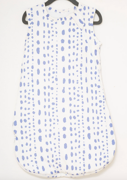 Sleep Bag Blue Dalmatian Dot