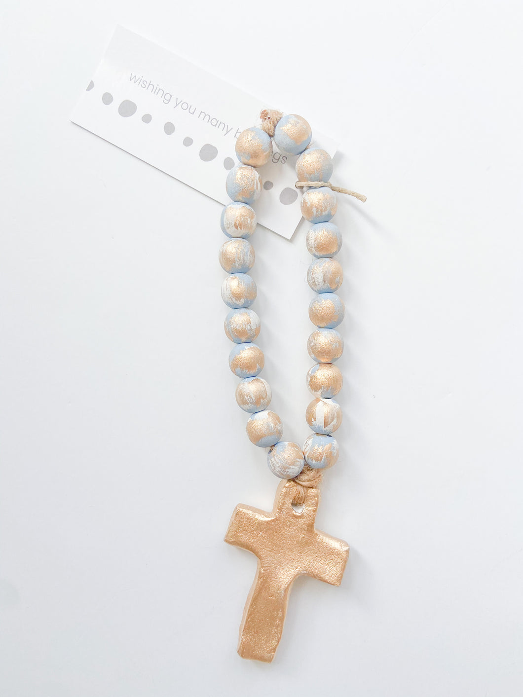 Bitty Blessing Bead Blue