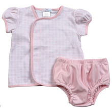 Load image into Gallery viewer, Plaid Pima Bib Diaper Covers Set