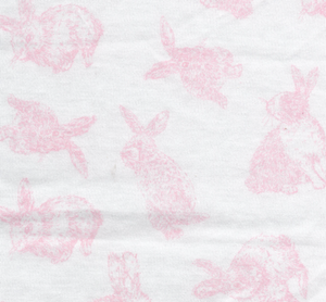 Printed Playsuit - Pink Bunny