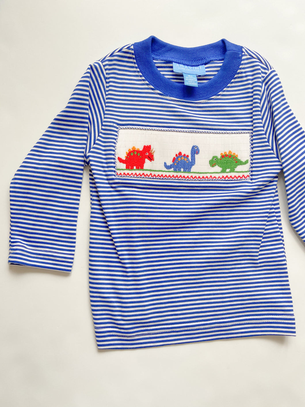 Dinosaur Smocked T-Shirt - Toddler Boys